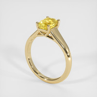 1.69 Ct. Sapphire Ring, 18K Yellow Gold 2
