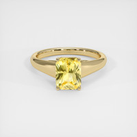 1.53 Ct. Sapphire Ring, 18K Yellow Gold 1