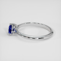 0.70 Ct. Blue Sapphire Ring, Platinum 950 4