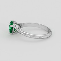 1.17 Ct. Emerald Ring, Platinum 950 4