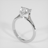 1.41 Ct. White Phenakite Ring, Platinum 950 2