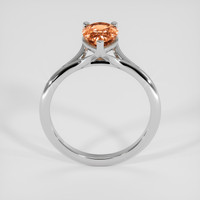 1.76 Ct. Orangish Pink Imperial Topaz Ring, Platinum 950 3
