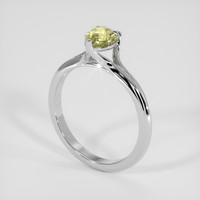 1.62 Ct. Green to Brownish Yellow Alexandrite Ring, Platinum 950 2