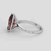 4.17 Ct. Bi Color Ametrine Ring, Platinum 950 4