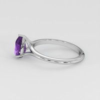 1.75 Ct. Purple Sapphire Ring, Platinum 950 4