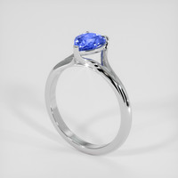1.37 Ct. Bi Color Sapphire Ring, Platinum 950 2