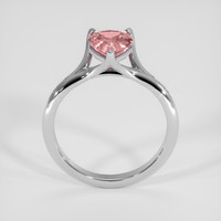1.48 Ct. Peach Sapphire Ring, Platinum 950 3