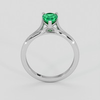0.82 Ct. Emerald Ring, Silver 3