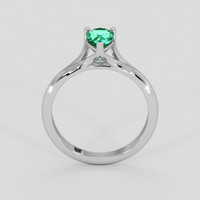 0.35 Ct. Emerald Ring, Silver 3