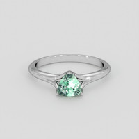 0.70 Ct. Emerald Ring, Silver 1