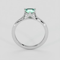 0.70 Ct. Emerald Ring, Silver 3