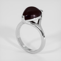 2.91 Ct. Multi Color Opal Ring, Silver 2