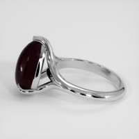 2.91 Ct. Multi Color Opal Ring, Silver 4