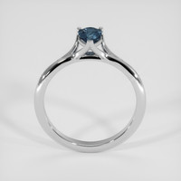 0.79 Ct. Blue Spinel Ring, Silver 3