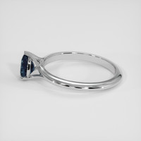 0.79 Ct. Blue Spinel Ring, Silver 4