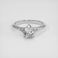 0.85 Ct. White Sapphire Ring, Silver 1