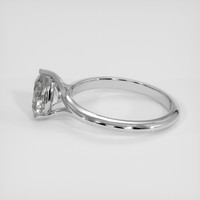0.85 Ct. White Sapphire Ring, Silver 4