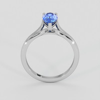 1.52 Ct. Blue Sapphire Ring, Silver 3