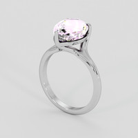 4.37 Ct. Pink Kunzite Ring, 10K White Gold 2
