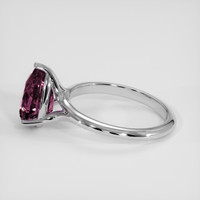 3.02 Ct. Bi Color Sapphire Ring, 14K White Gold 4