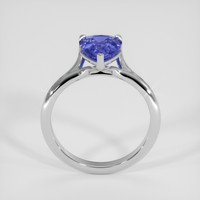 2.54 Ct. Purplish Blue Sapphire Ring, 14K White Gold 3