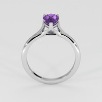 1.75 Ct. Purple Sapphire Ring, 14K White Gold 3