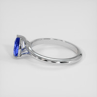 1.37 Ct. Bi Color Sapphire Ring, 14K White Gold 4