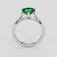1.17 Ct. Emerald Ring, 18K White Gold 3