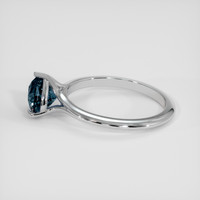 1.60 Ct. Bi Color Sapphire Ring, 18K White Gold 4