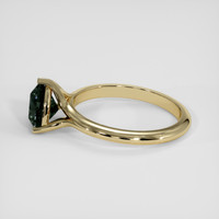 1.55 Ct. Greenish Blue Sapphire Ring, 10K Yellow Gold 4
