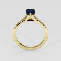 1.33 Ct. Blue Sapphire Ring, 14K Yellow Gold 3