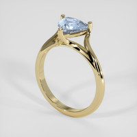 2.18 Ct. Bi Color Sapphire Ring, 14K Yellow Gold 2