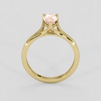 1.16 Ct. Padparadscha Sapphire Ring, 14K Yellow Gold 3