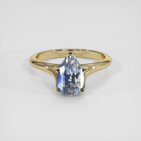 2.57 Ct. Bi Color Sapphire Ring, 14K Yellow Gold 1