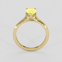 1.28 Ct. Yellow Sapphire Ring, 14K Yellow Gold 3