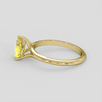 1.28 Ct. Yellow Sapphire Ring, 14K Yellow Gold 4