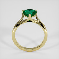 1.17 Ct. Emerald Ring, 18K Yellow Gold 3