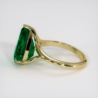 5.34 Ct. Emerald Ring, 18K Yellow Gold 4