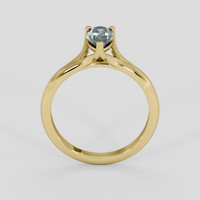 0.77 Ct. Alexandrite Ring, 18K Yellow Gold 3