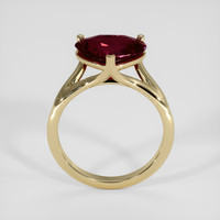 4.18 Ct. Red Spessartite Garnet Ring, 18K Yellow Gold 3