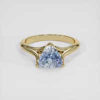 2.18 Ct. Bi Color Sapphire Ring, 18K Yellow Gold 1