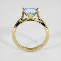 2.18 Ct. Bi Color Sapphire Ring, 18K Yellow Gold 3