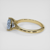 2.18 Ct. Bi Color Sapphire Ring, 18K Yellow Gold 4