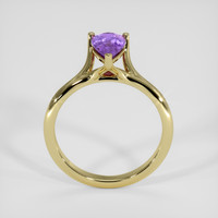 1.05 Ct. Purple Sapphire Ring, 18K Yellow Gold 3