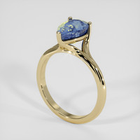 2.57 Ct. Bi Color Sapphire Ring, 18K Yellow Gold 2