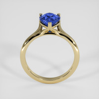2.01 Ct. Blue Sapphire Ring, 18K Yellow Gold 3