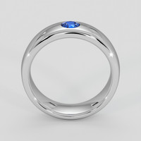 0.24 Ct. Blue Sapphire Ring, Silver 3
