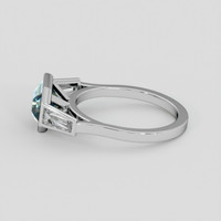 2.08 Ct. Bi Color / Parti Sapphire Ring, 10K White Gold 4