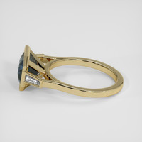3.07 Ct. Blue Sapphire Ring, 14K Yellow Gold 4