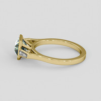 2.02 Ct. Bi Color Sapphire Ring, 14K Yellow Gold 4